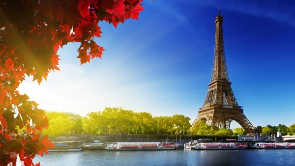 Эйфелева башня, Париж, Франция, город, фоны