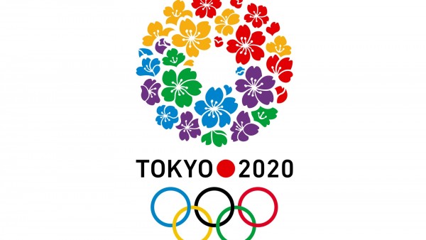 Летние Олимпийские игры 2020 логотип фон