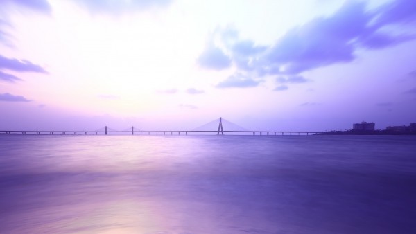 Парк Шиваджи, мост, Мумбаи, HD, небо, море