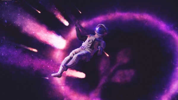 Астронавт в космосе фоновые заставки