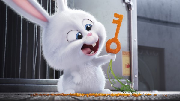 белый кролик Снежок из мультфильма