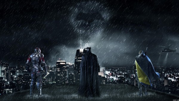 Готэм-сити, Batman, бэтмен, город, ночь обои
