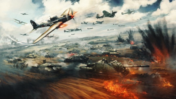 Бой, War Thunder, компьютерная игра, Гром войны, онлайн-игра, обои, HD