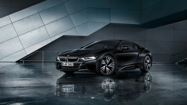 BMW i8 Protonic Frozen Black Edition спорткар обои HD