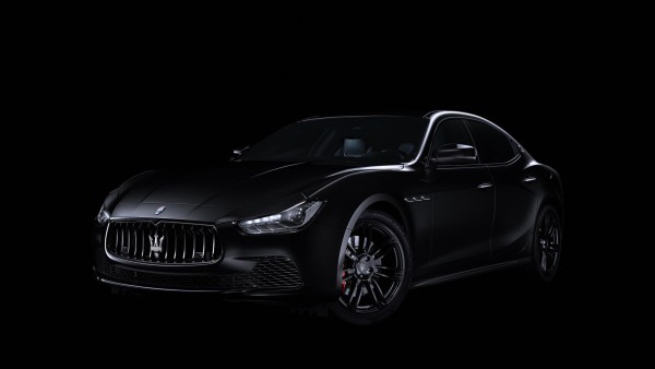 Maserati Ghibli Nerissimo Special Edition 2017 обои hd на черном фоне