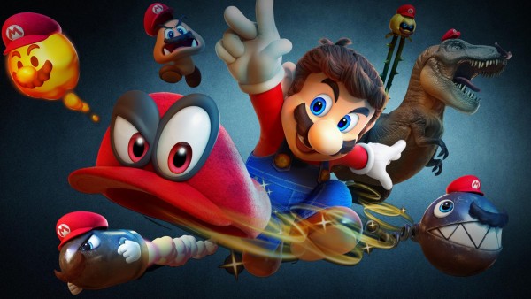 Super Mario Odyssey видеоигра из серии игр Марио обои HD