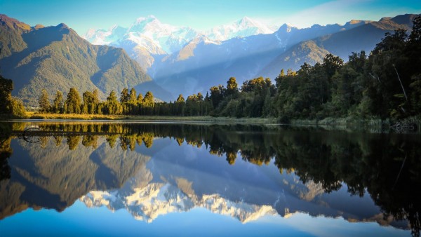Новая Зеландия озеро Мэтисон