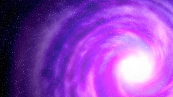 2560x1600, Фиолетово-белая галактика