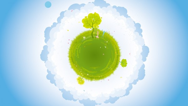 Зеленый земной шар картинки на рабочий стол