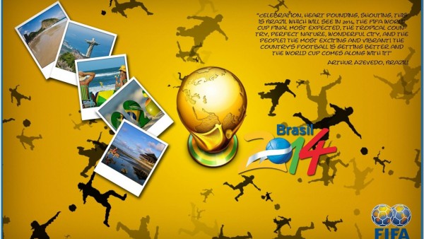 Чемпионат мира по футболу в Бразилии открытки