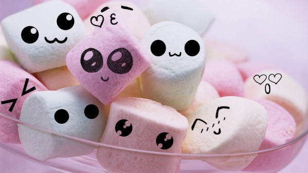 Smiles marshmallow wallpapers high resolution hd
