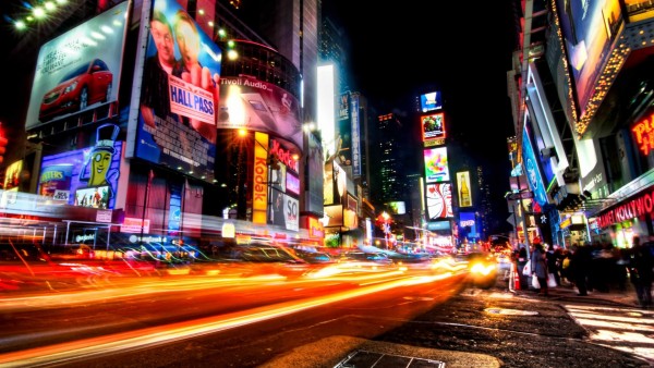Ночной Нью-Йорк картинки для рабочего стола скачать