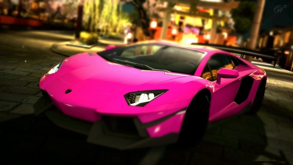 Ламборджини гламурный розовый автомобиль заставки скачать