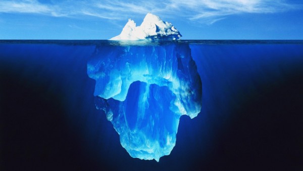 Ледник айсберг под водой фоновые заставки скачать