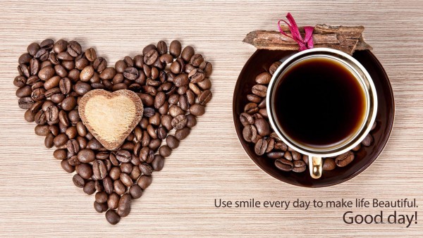 Любовь, Доброе утро с чашкой кофе обои hd на рабочий стол