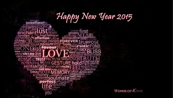 Новый год 2015, смс, сердце, абстрактные, праздник, любовь, обои, картинки