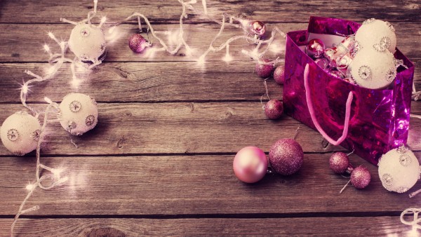Фото HD, Праздники, Рождественские шары, гирлянды, Новый год