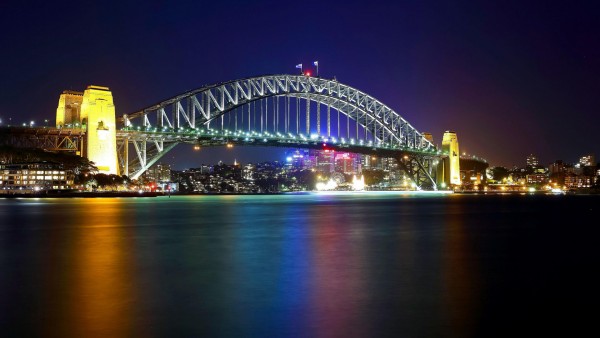 гавань, Сидней, мост, Австралия, заставки