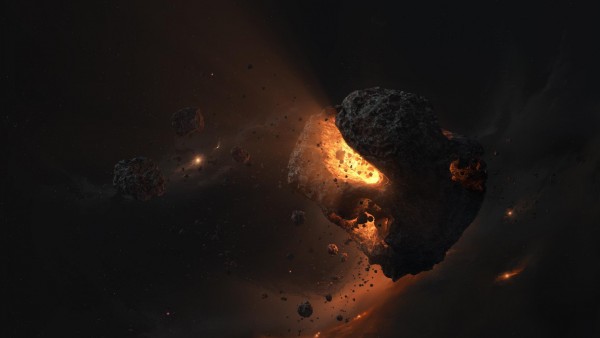 Астероид свет звезд мусора HD картинки