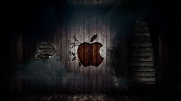 логотип, Apple, резаные