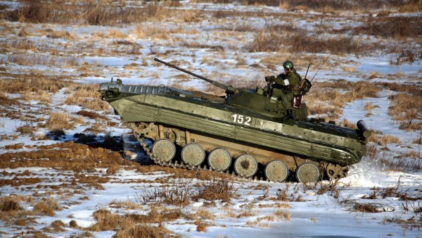 БМП-2, военные, танки, автомобиль, пехота