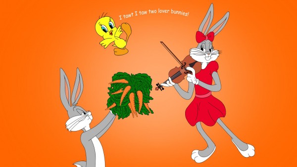 Bugs Bunny Looney Tunes Tweety Gj HD Resolution Widescreen