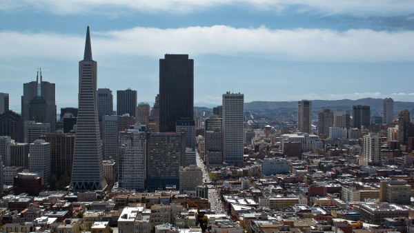 Город Сан - Франциско обои на рабочий стол