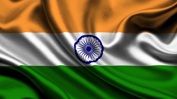 индийский флаг широкоформатные обои скачать