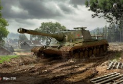 World of Tanks, Объект 268, игра, танк, взрыв