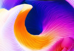 3Д абстрактные спирали цветные