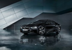 BMW i8 Protonic Frozen Black Edition спорткар обои HD