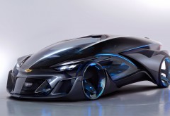 Chevrolet FNR Sports Concept машина будущего обои HD