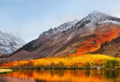 Золотая осень в горах обои HD