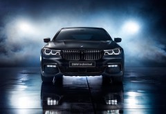 Седан BMW 7-Series Individual edition Black Ice обои HD