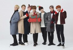 BTS южнокорейский бойбенд Merry Christmas обои 