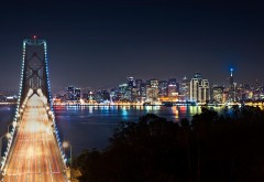 Мост в Сан-Франциско ночью