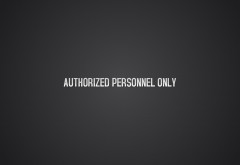 HD обои фоны authorized personnel only