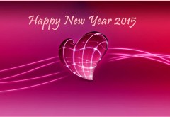 Лучшие 3D обои HD любовь изображение с сообщением на новый год 2015