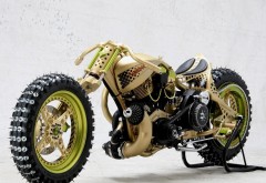 Чоппер мотоцикл с шипованной резиной тюнинг