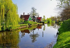 Нидерланды, Природные пейзажи, канал